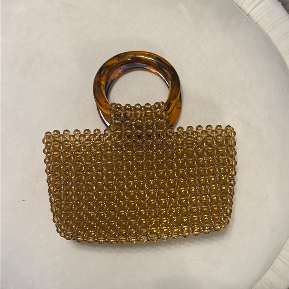 Cult Gaia lookalike beaded handbag